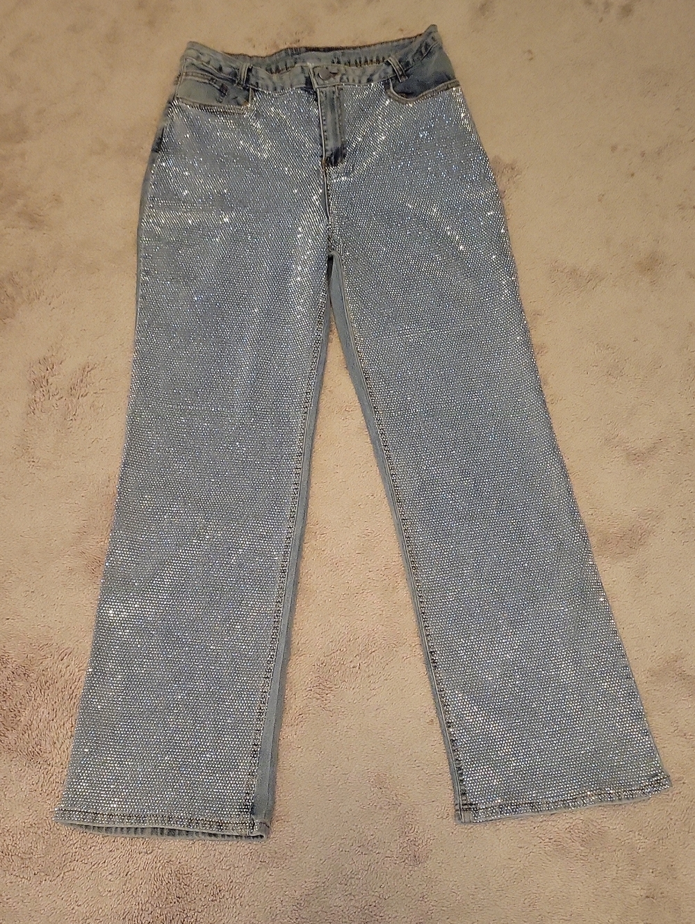 Sparkle Light Blue Women's Jeans